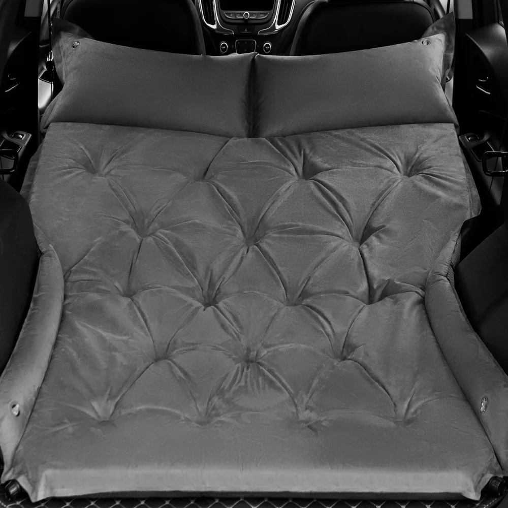 Car Travel Inflatable Sleeping Pad Bed Self Inflating Car Sleeping Mattress  Mat With Pillow For Car Camping