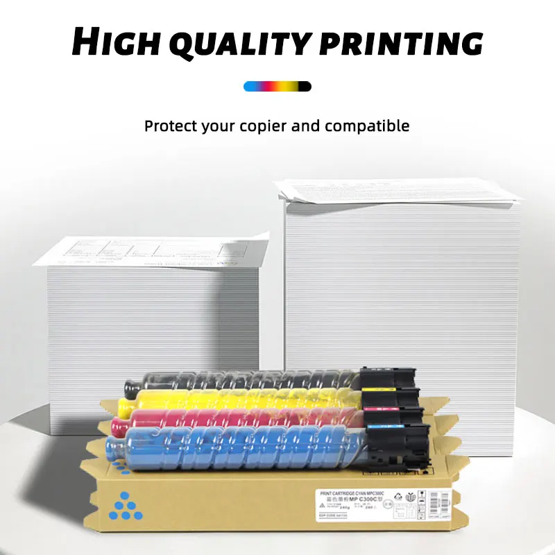 Compatible Gestetner DS C520 C525 C530 Lanier LD130 140 Savin C230 240 for Ricoh MPC300 toner cartridge