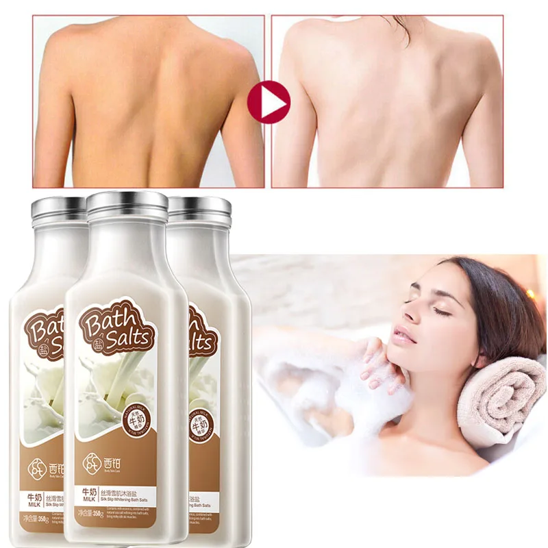
Milk exfoliator whitening cleaning can remove aged horniness soak salts bath 