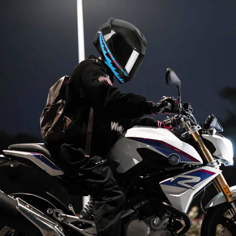 FMT-233 Waterproof Light Strip EL Light Tape Safety Glowing Tape For Helmet Shark model rechargeable battery