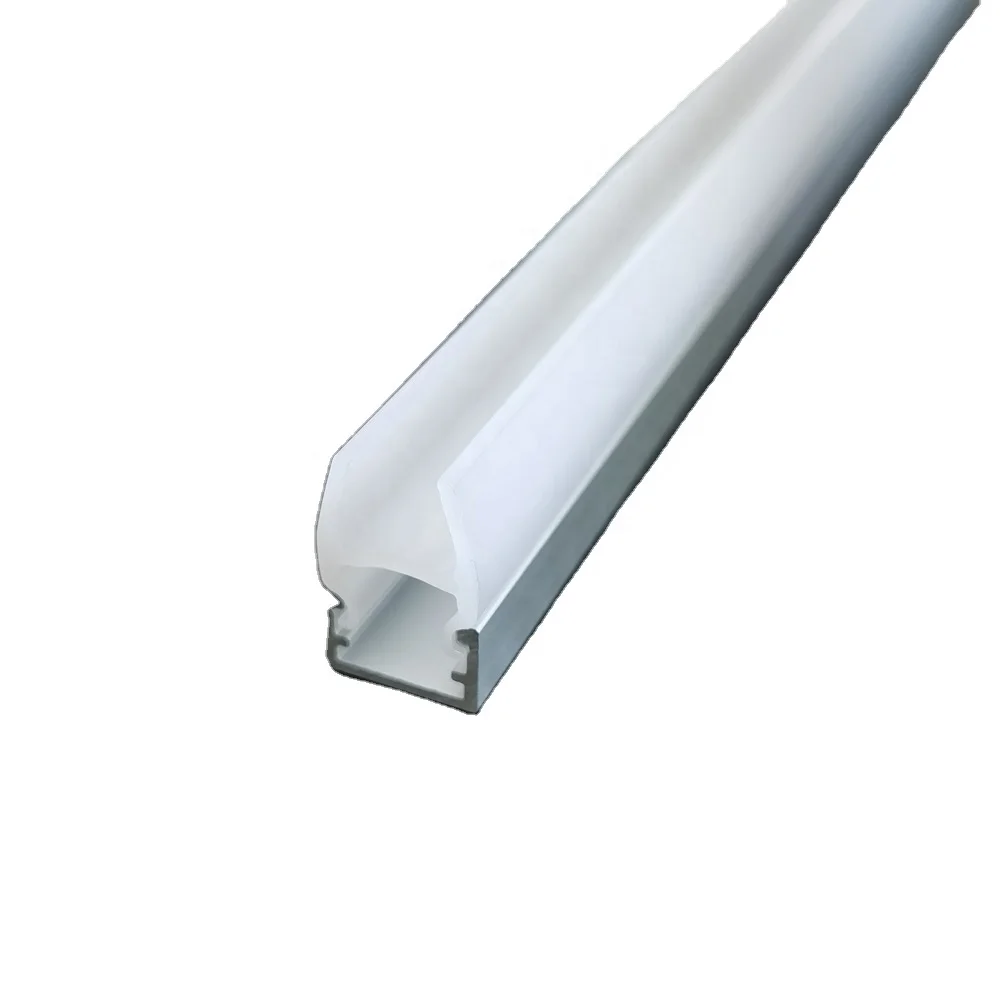 Led profile edge light glass shelf for led lighting