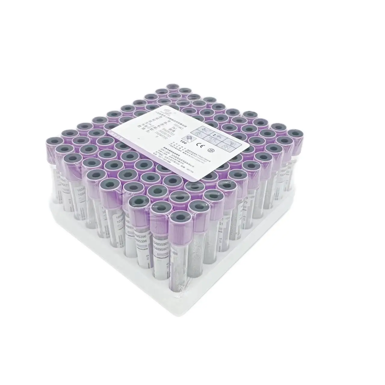 EDTA K2/K3/Na2 blood sampling collection tube Disposable Vacuum Blood specimen Collection tube