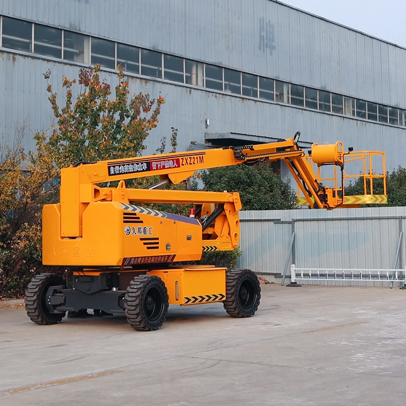 Self-Walking Aerial Work Platform for Construction Efficient and Portable Machinery