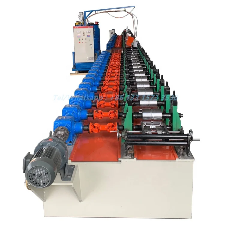 High Productivity  Roller Door Aluminum Window Shutter Pu Foam Roll Forming Machine