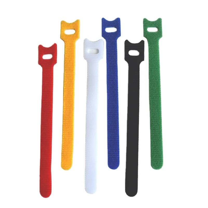 OEM Soft Stretchy Fasteners Stretch Strong Elastic Strap With Buckle Cable Tie Hook And Loop