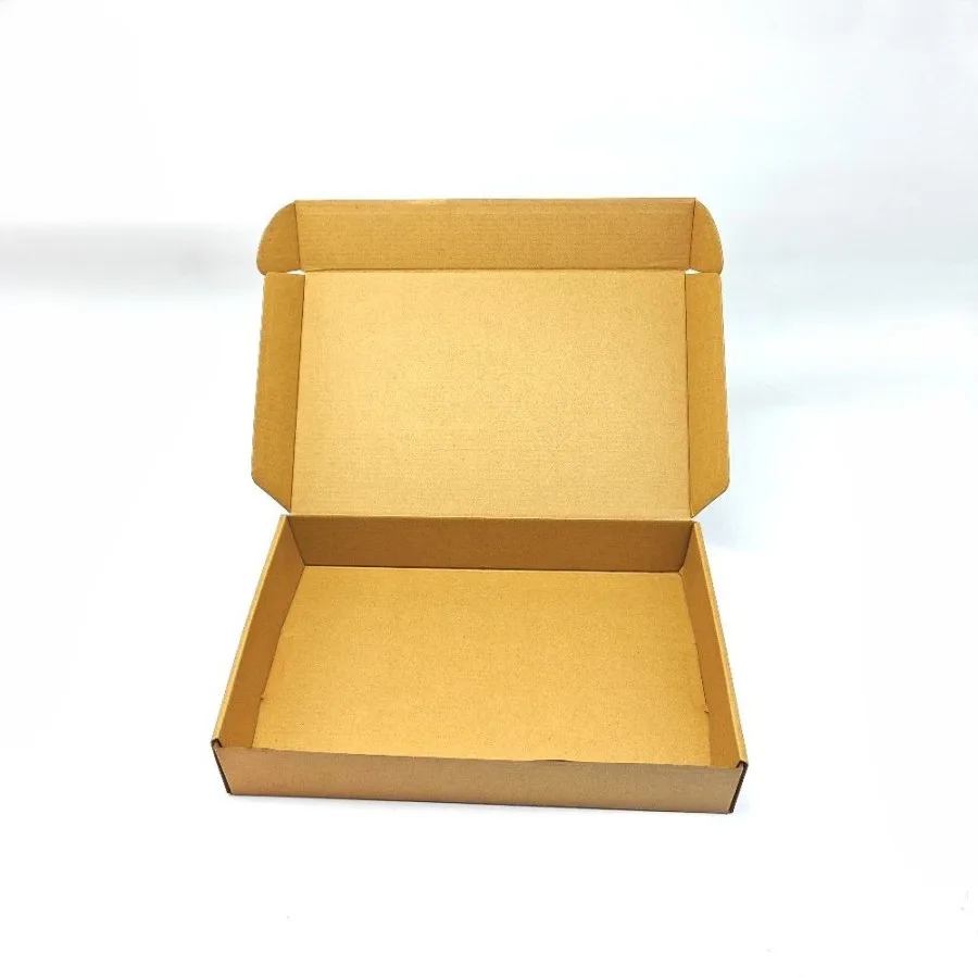 Custom Kraft Paper Aircraft Box Flat Packaging with Custom Logo