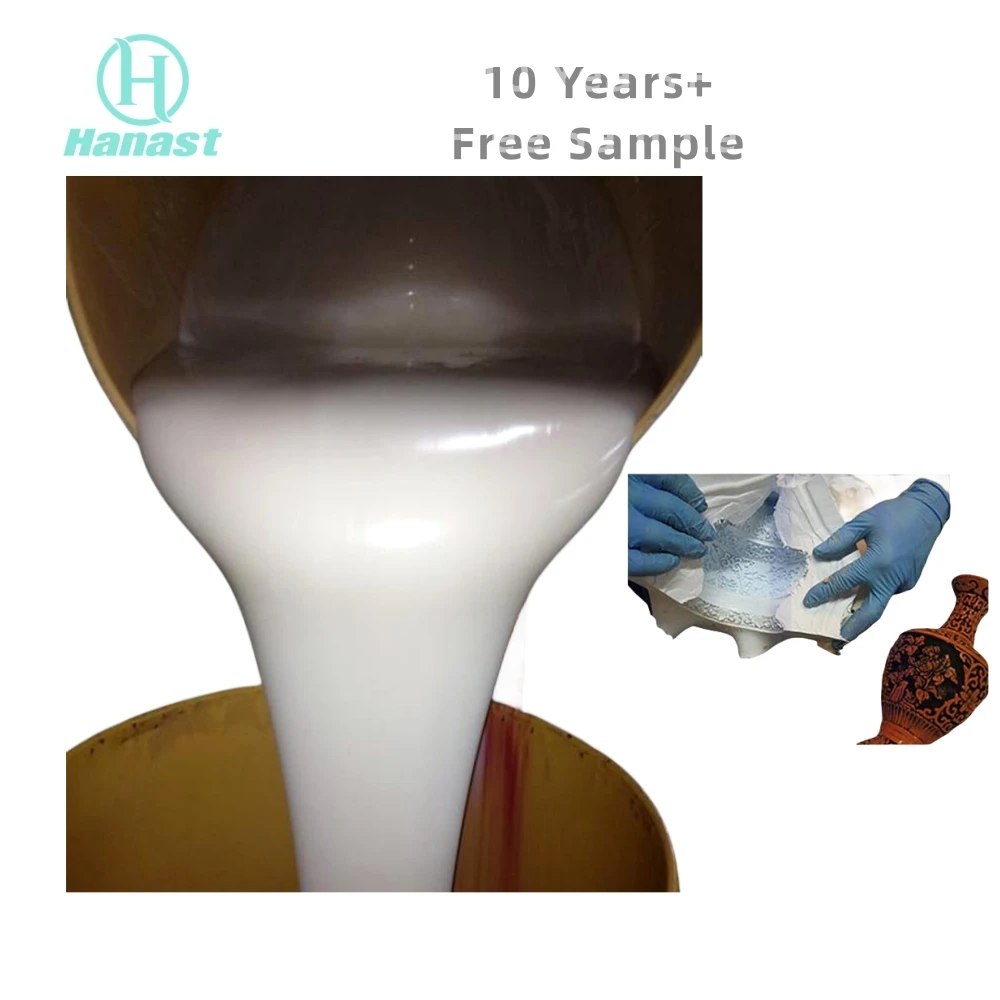 Easy Operate De-Molding High-Quality Production Wall Brick Culture Stone Plaster Statue Mold Translucent Liquid Silicone Rubber