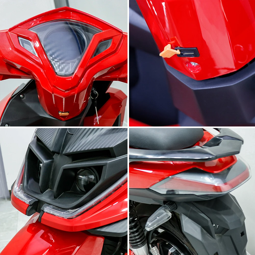 Best Electric Motorcycle 14 Inch 2000W Motor Max Speed ≤65Km/h Fast and Comfortable Electric Motorbike for Adults