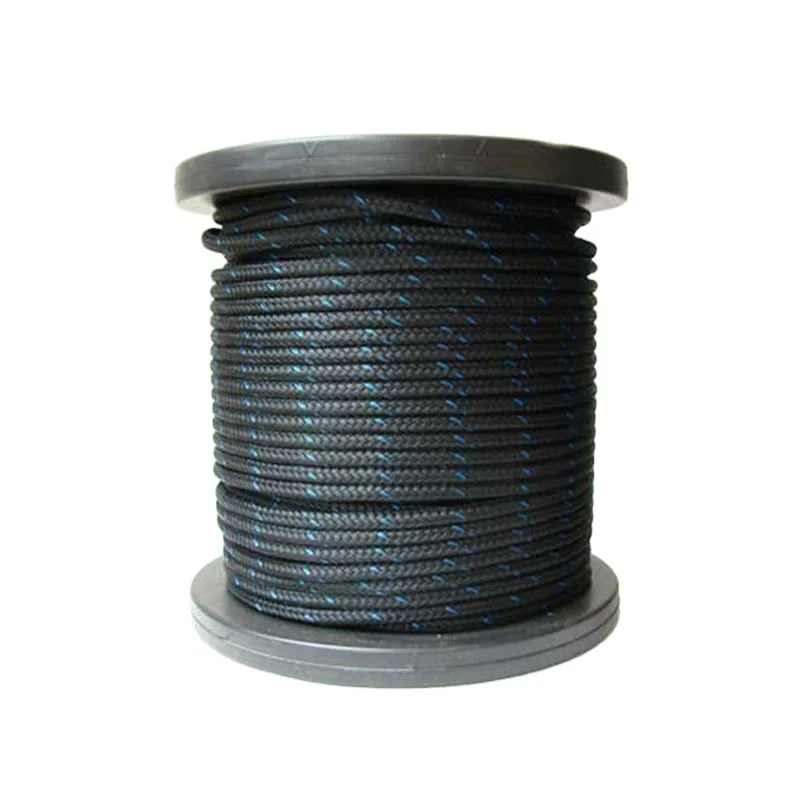 braided nylon rope climbing safety rope with lock