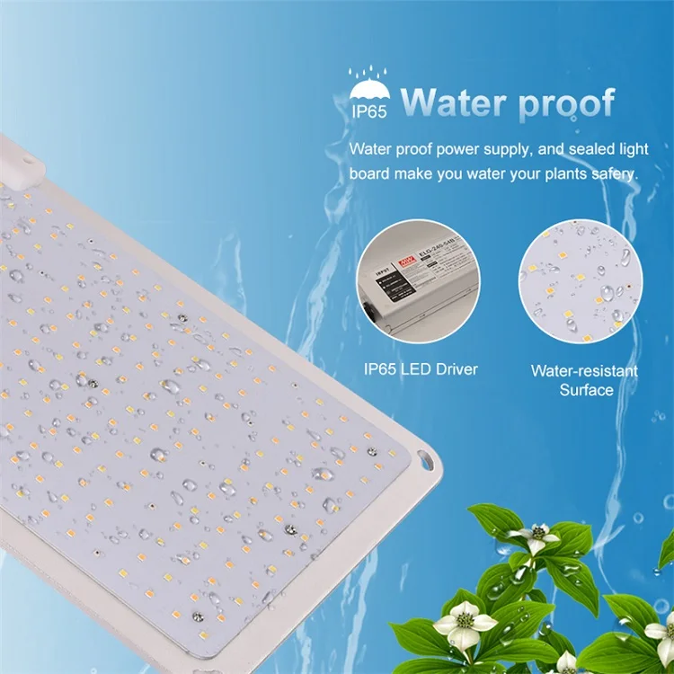 Europe free shipping 0 customs duties 320w  LED grow light LM301H full spectrum mix 660nm UV IR MeanWell driver