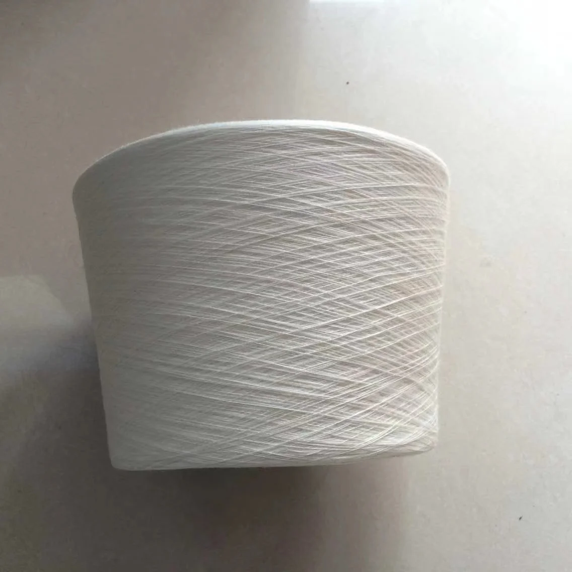 Good Quality 48/2 50 Viscose 22 Nylon 28 PBT Core Spun Yarn Rabbit Short Hair Like acrylic nylon pbt