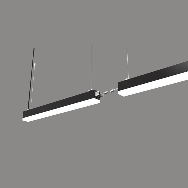 linear-shaped Linear LED lighting Stepless Dimmable  0-10V dimmers DALI Utility Light Fixture without causing disturbing flicker