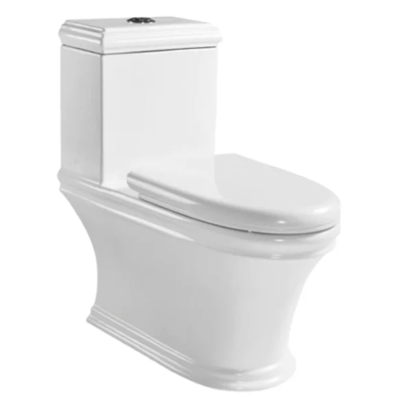 Modern European Low Price Ceramic Siphon Flushing Bathroom WC Chinese Two Piece Toilet