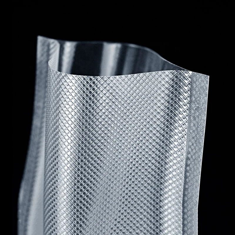 Hot Selling Clear PA PE Vaccum Sealer Packing Bag Embossing Food Plastic Sealer Seal Storage Rice Vacuum Bag
