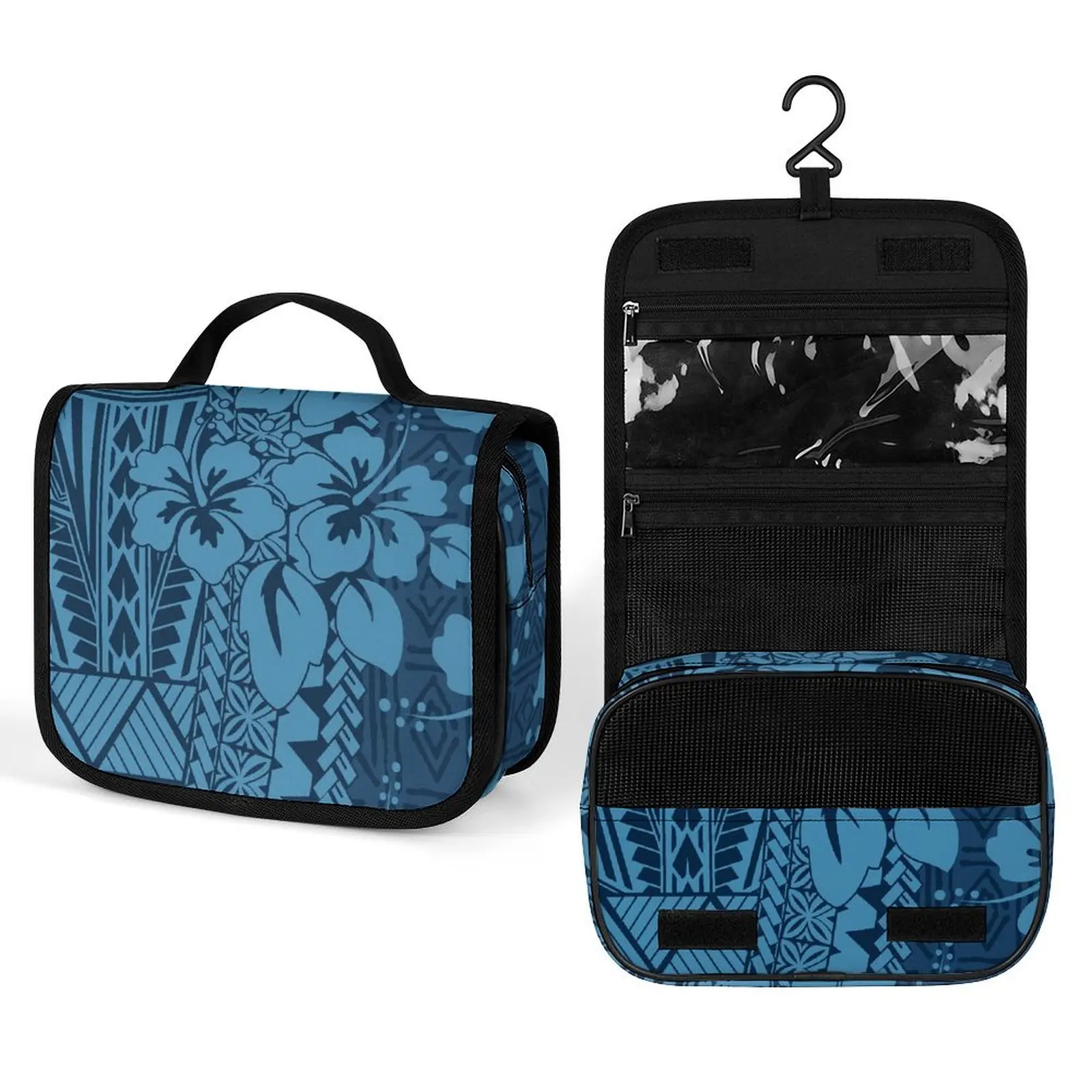 Customized On Demand Tribal Design Wholesale Toiletry Bag Travel toiletry Bag Organizer Hygiene Dop Kit with Hook