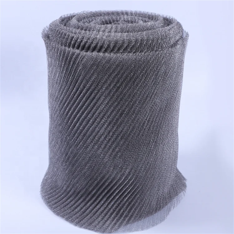 Offer 2205 316 316L 304 304L stainless steel crochet weaving ginning multi strand filter knitted wire mesh