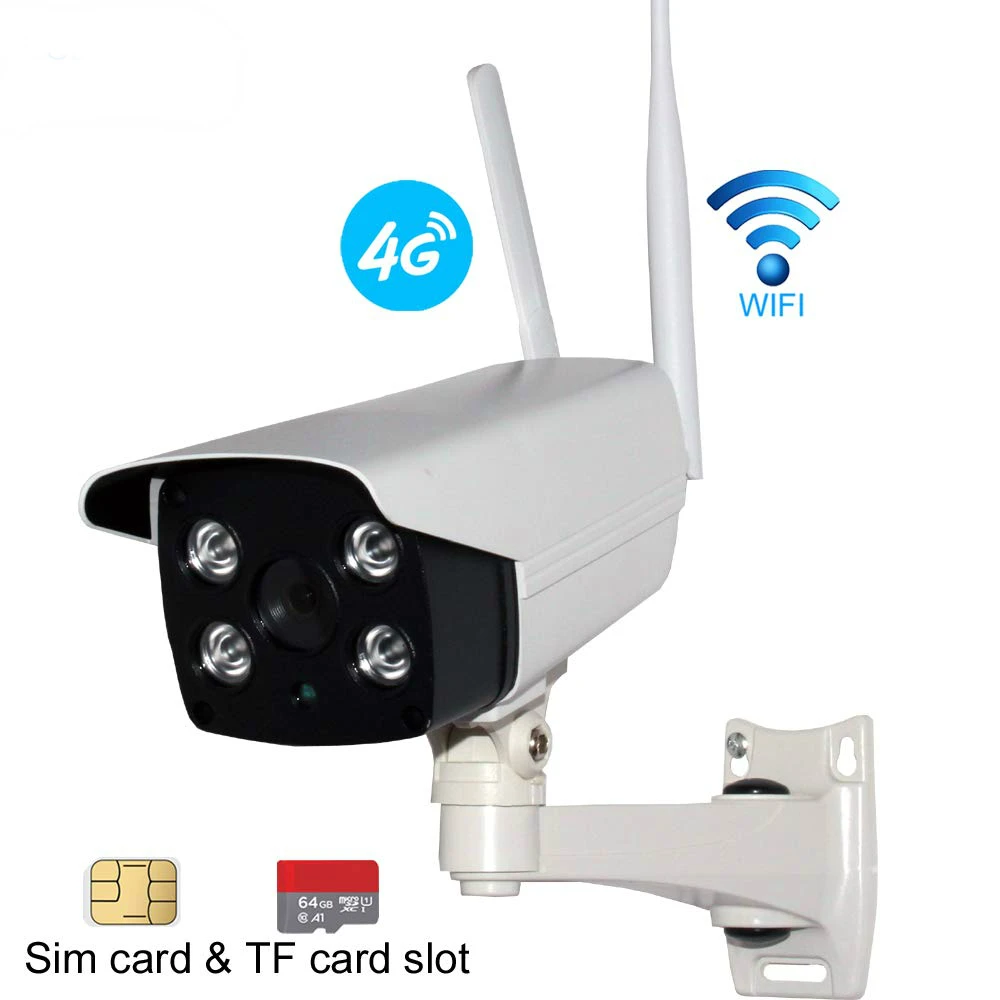  Wi-Fi беспроводная 4G 3G sim-карта слот наружная поддержка 128 карты памяти CCTV IP-камера безопасности