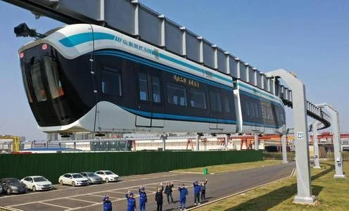 amusement rides Aerial suspension monorail train