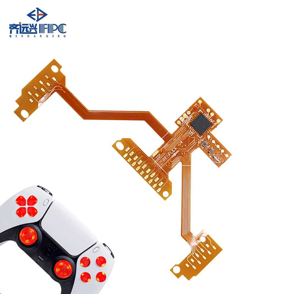 ODM Fpc Cable Flex Cable for LCD 0 5mm Pitch 60PIN Black Yellow Silver Gold White Copper Steel Item Layer PIN Surface Piece