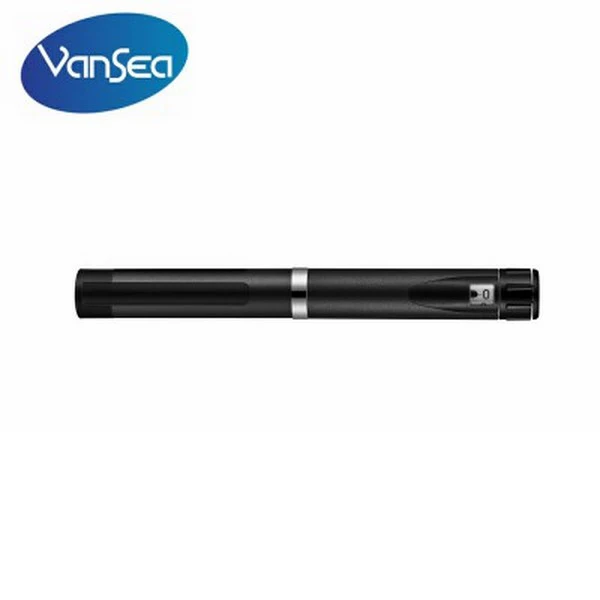 
Reusable HGH pen for double chamber cartridge for injection of Human Growth Hormone 