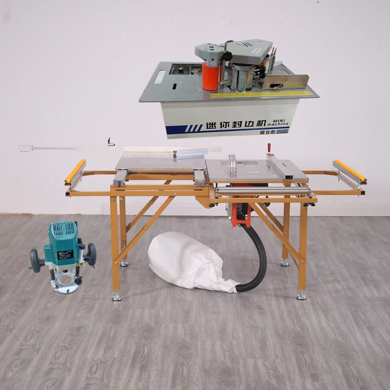 Woodworking engraving machine small wood flip board electric wood milling gong machine multi-function trimming machine