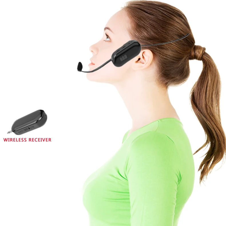 Professional audio wireless headset microphone wireless condenser microphone receiver