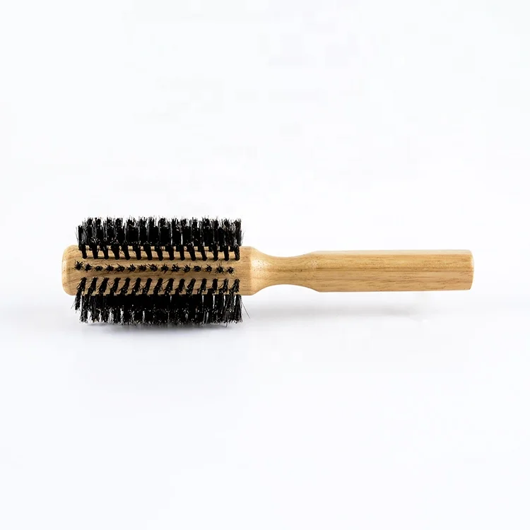 Luxe boar bristle brush hair professional hair styling tools boar bristle brush with long handle