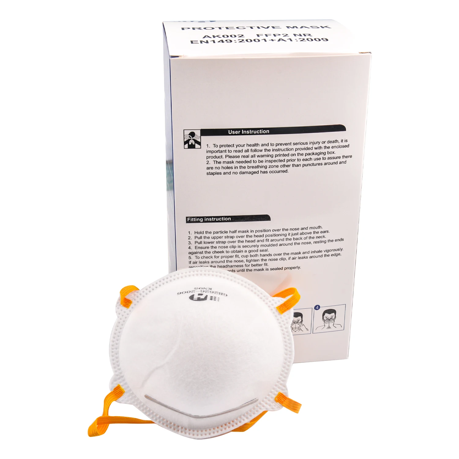 
FFP2 FFP3 Mascarillas Kn95 Wholesale Cup Shaped KN95 Disposable Mask Breathing Valve Face 