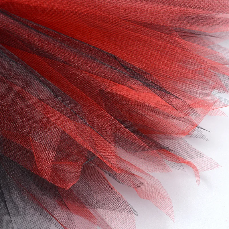 FuYu Factory Wholesale Girls Rainbow Colorful Mesh Custom Fashion tutu Dress For Babys