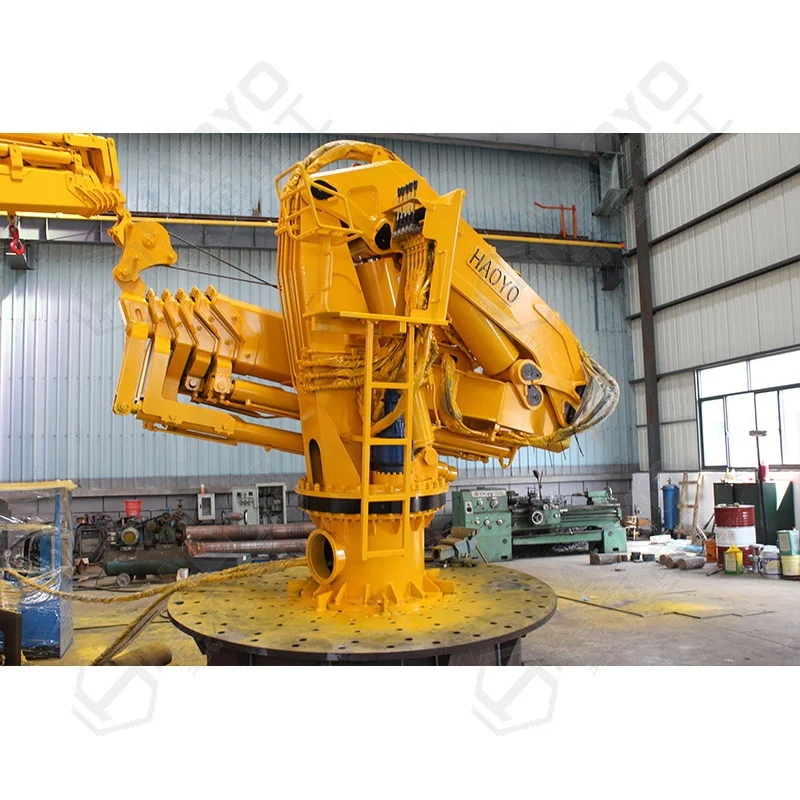 
5 Ton Small Deck Hydraulic Marine knuckle Crane Offshore 