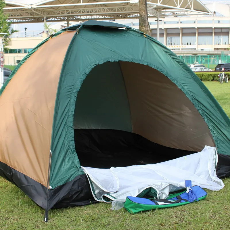 Double Single Layer Couple Tent Outdoor Camping Rainproof Uv Tent Wholesale Oxford Cloth Tent
