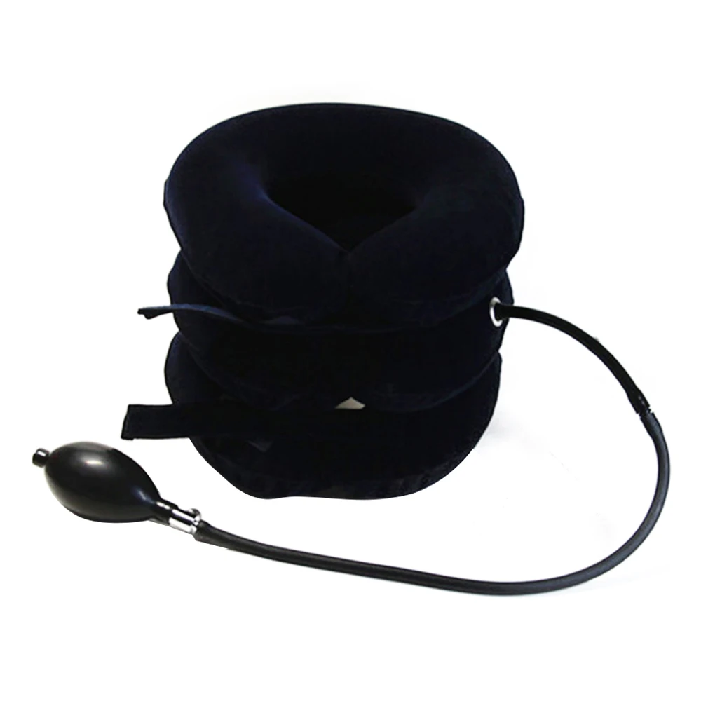 Multi-Color Manual Fast Inflation Velvet Cervical Traction Device Class I Instrument for Pain Relief Enhances Cervical Health
