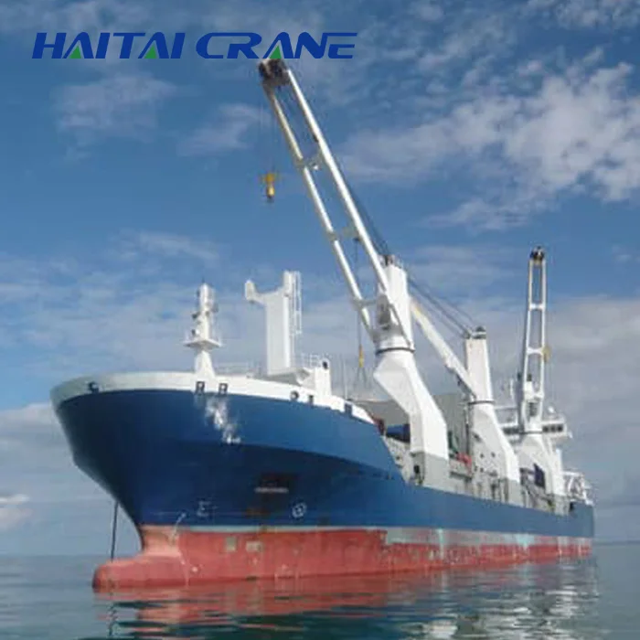 Haitai кран usd на корабле фиксированная Стрела Палуба морской Судостроительный порт гидравлические палубные