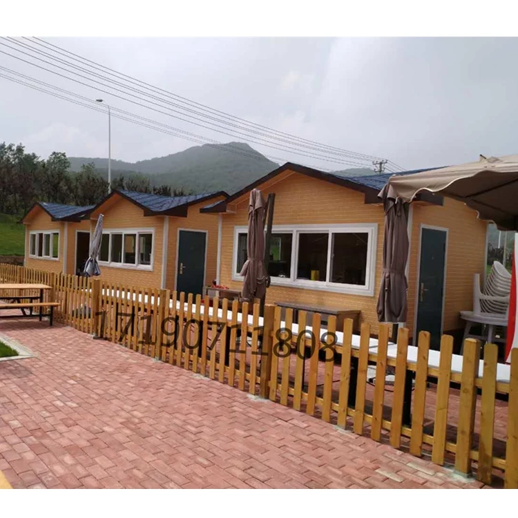Light steel prefabricated modular home wood materials Japan style small prefab hosues