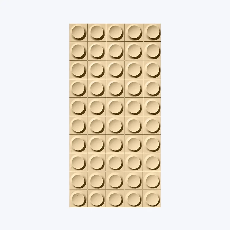 High Quality Interior Wall Decorative Waterproof 3D Polyurethane Round Plate Artificial Wall Cladding PU Clock Stone Panel