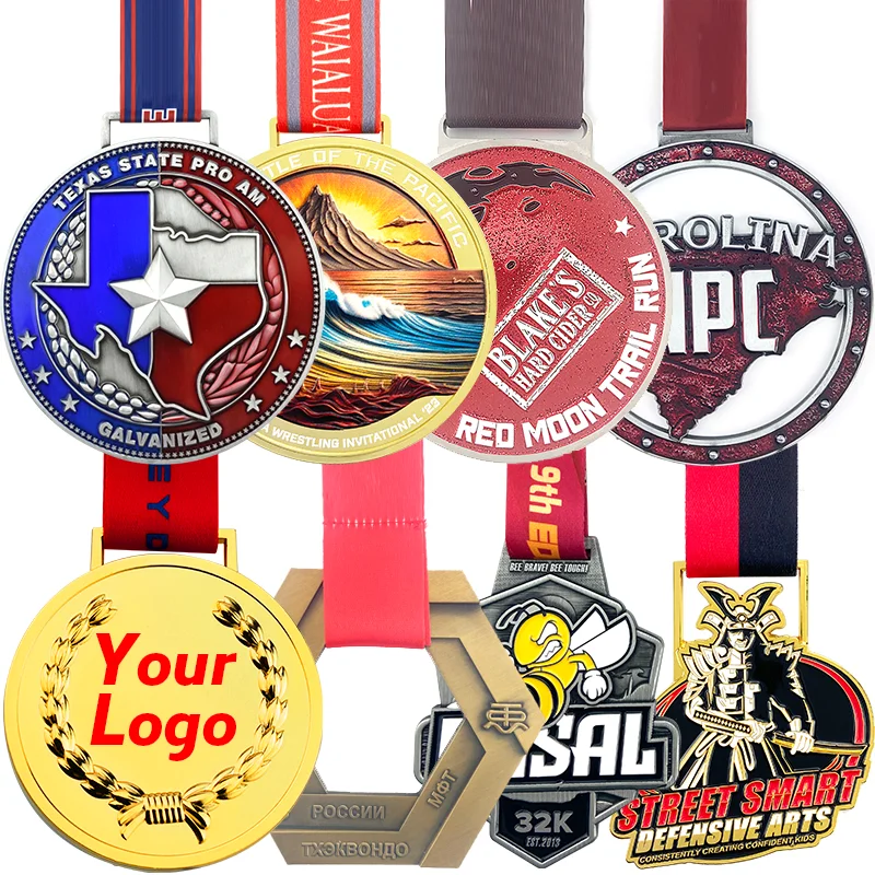 Custom Race Award Judo Boxing School Basketball Wrestling Gold Blank Karate 3D Taekwondo Football Metal Sports Custom Medal