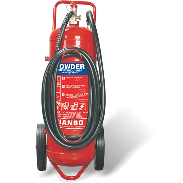 25KG 50KG 100KG LPCB approved Fire Service Equipment Mobile Trolley Dry Powder/Foam Fire Extinguisher