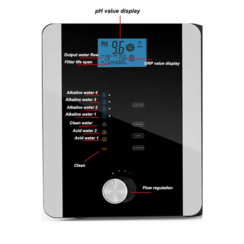 Cawolo AL-808D 5 7 11 plates alkaline water ionizer kangen water ionizer machine