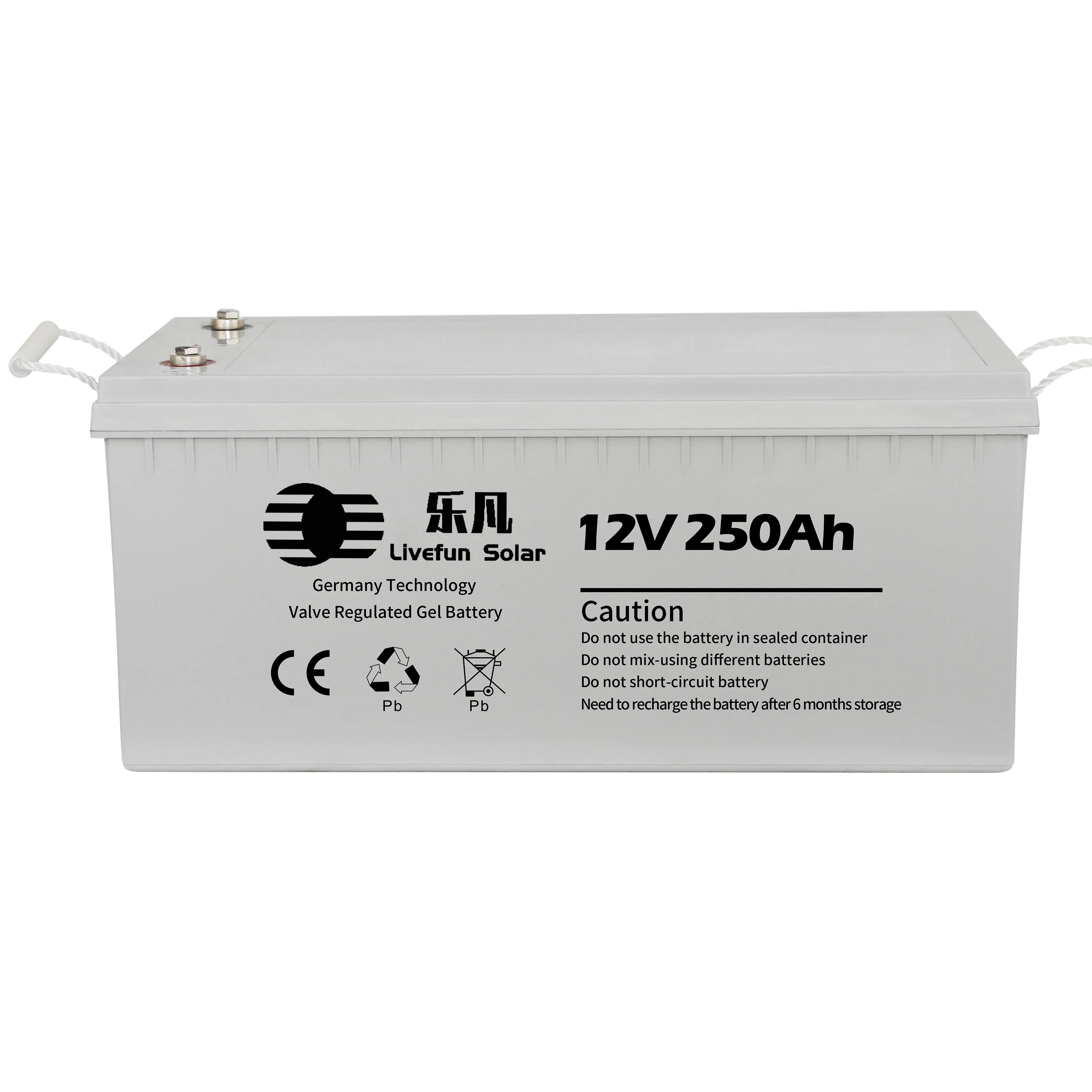  12V 100AH 120AH 150AH 200AH 250AH 260AH AGM/гель серии свинцово-кислотная