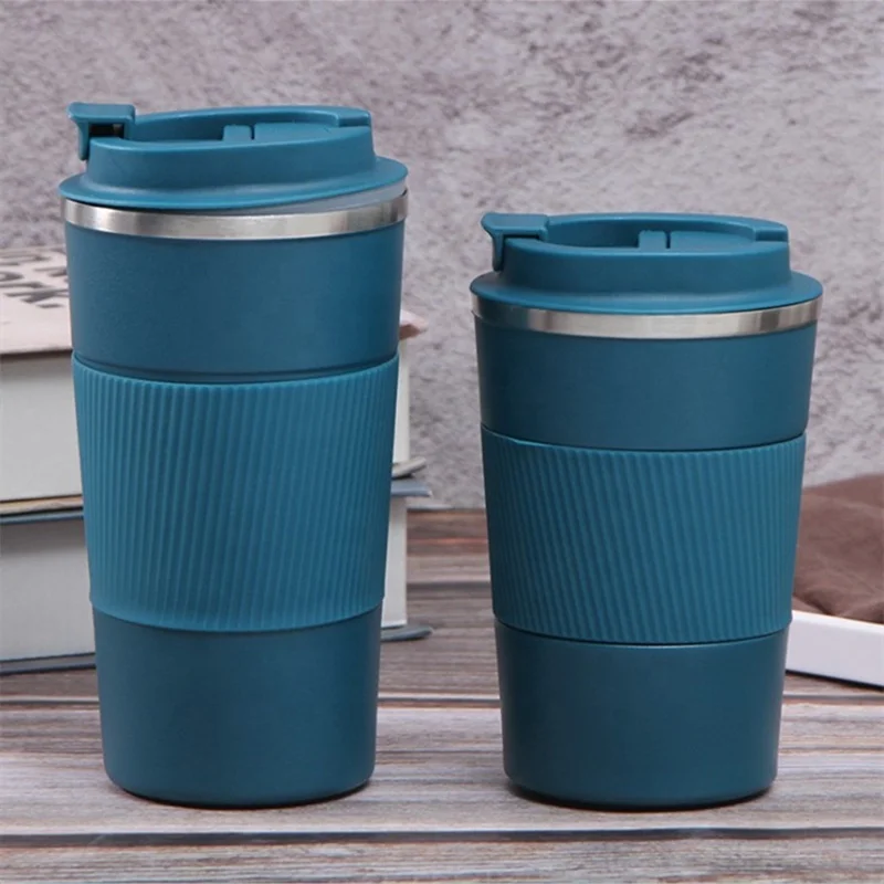 New 304 stainless steel 380ml coffee cup vacuum mug outdoor portable car water cup gift cup can be customized