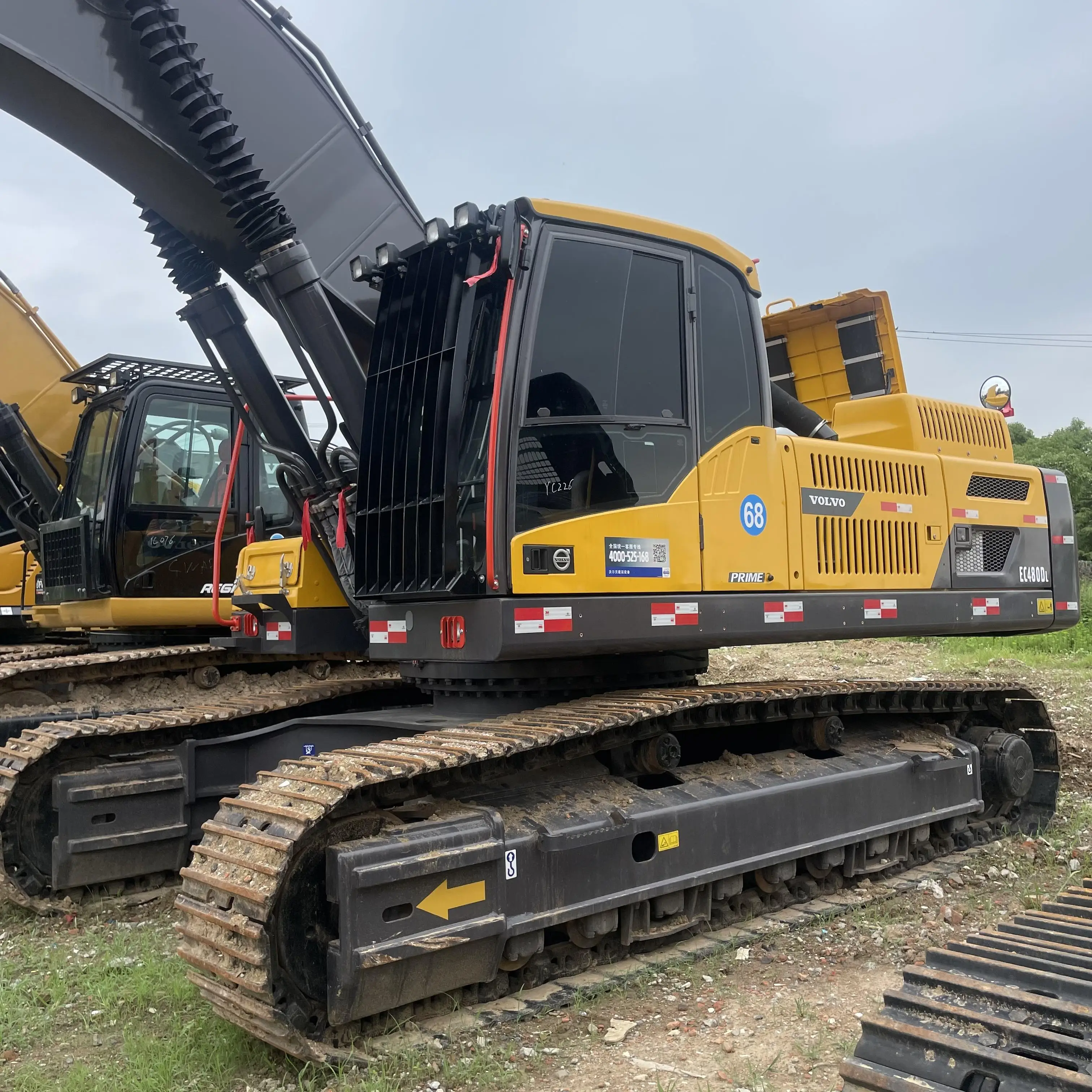 90% новый Подержанный VOLVO EC480DL 48 тонн в хорошем состоянии и высокое качество мощная мощность низкая цена четыре национальных стандарта
