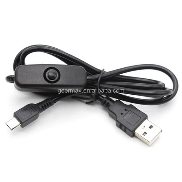 Raspberry Pi 3B + Plus нулевой Интерфейс Micro USB с переключателем кабель питания провод 3 Модель B