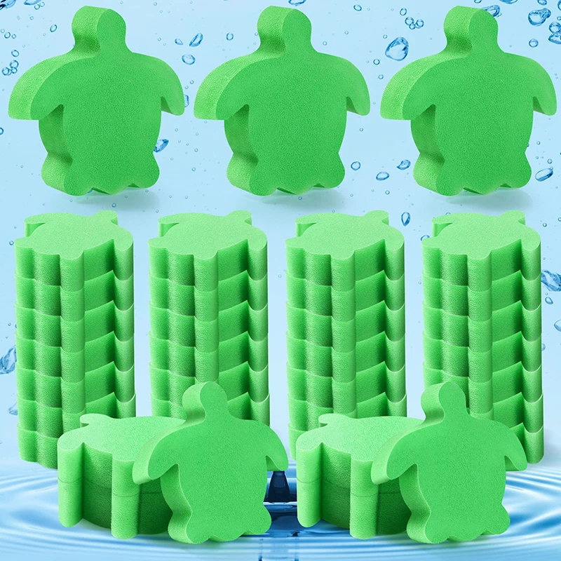 WOXIN Eco-Certified Hot Tub Sponge Turtle Oil Scum Absorbing Absorber for Bath and Swimming Pool Cleaning