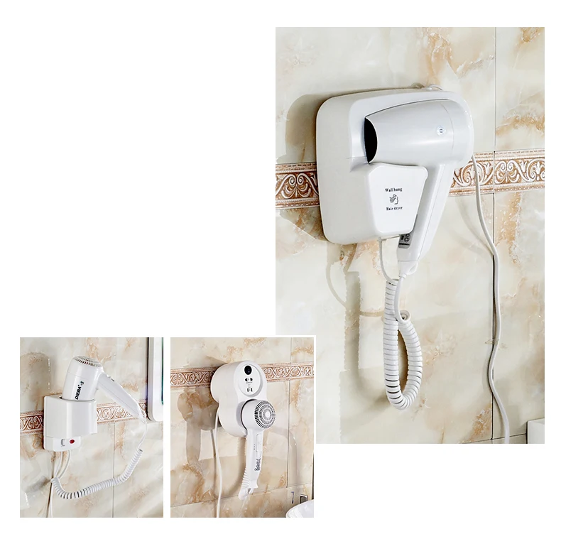 Promotions Top Grade Fashion Design Hotel Hair Dryer Plastic Metal Foldable