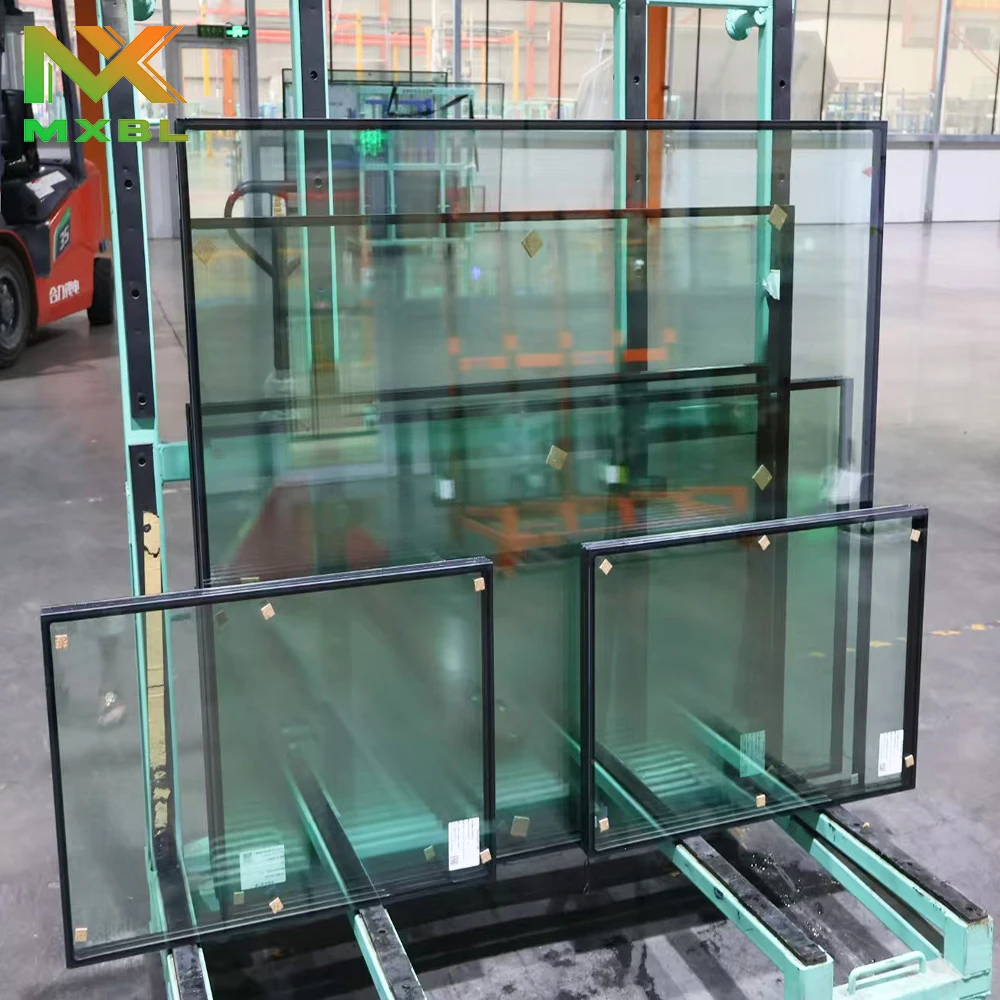 5+9A+5 6+12A+6 Insulating Glass Tempered Low E Quality Assurance Energy Saving Outdoor Bathroom Hollow Customizable Multi
