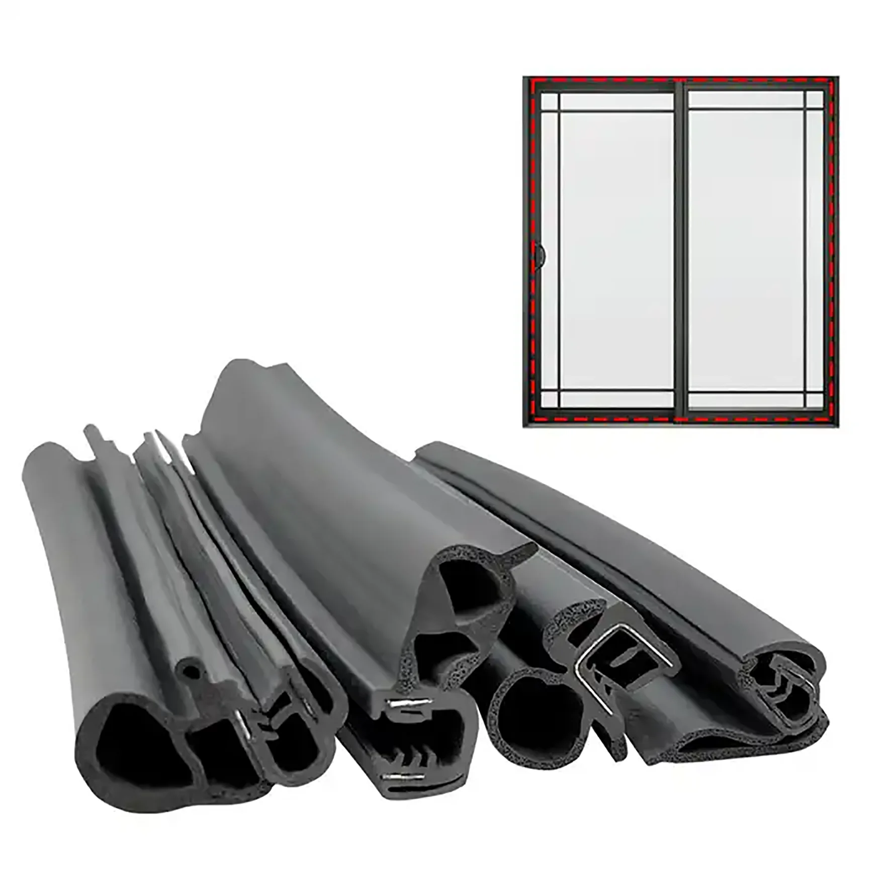 Best Seal extruded silicone foam rubber profiles seal strips