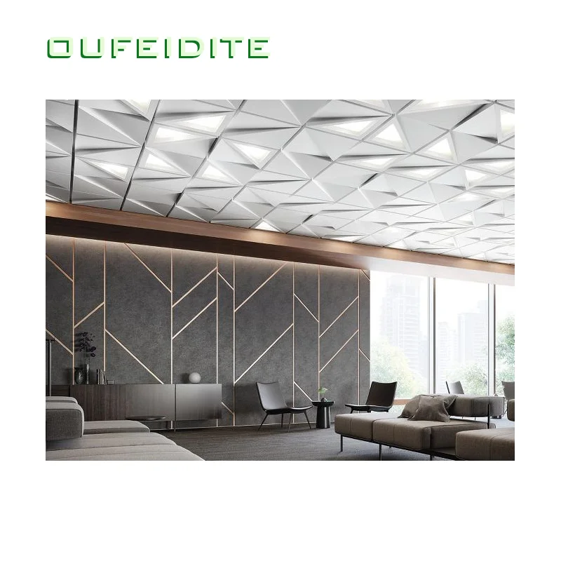 OFDT High Quality metal cladding interior decoration wall panels aluminum ceiling panel