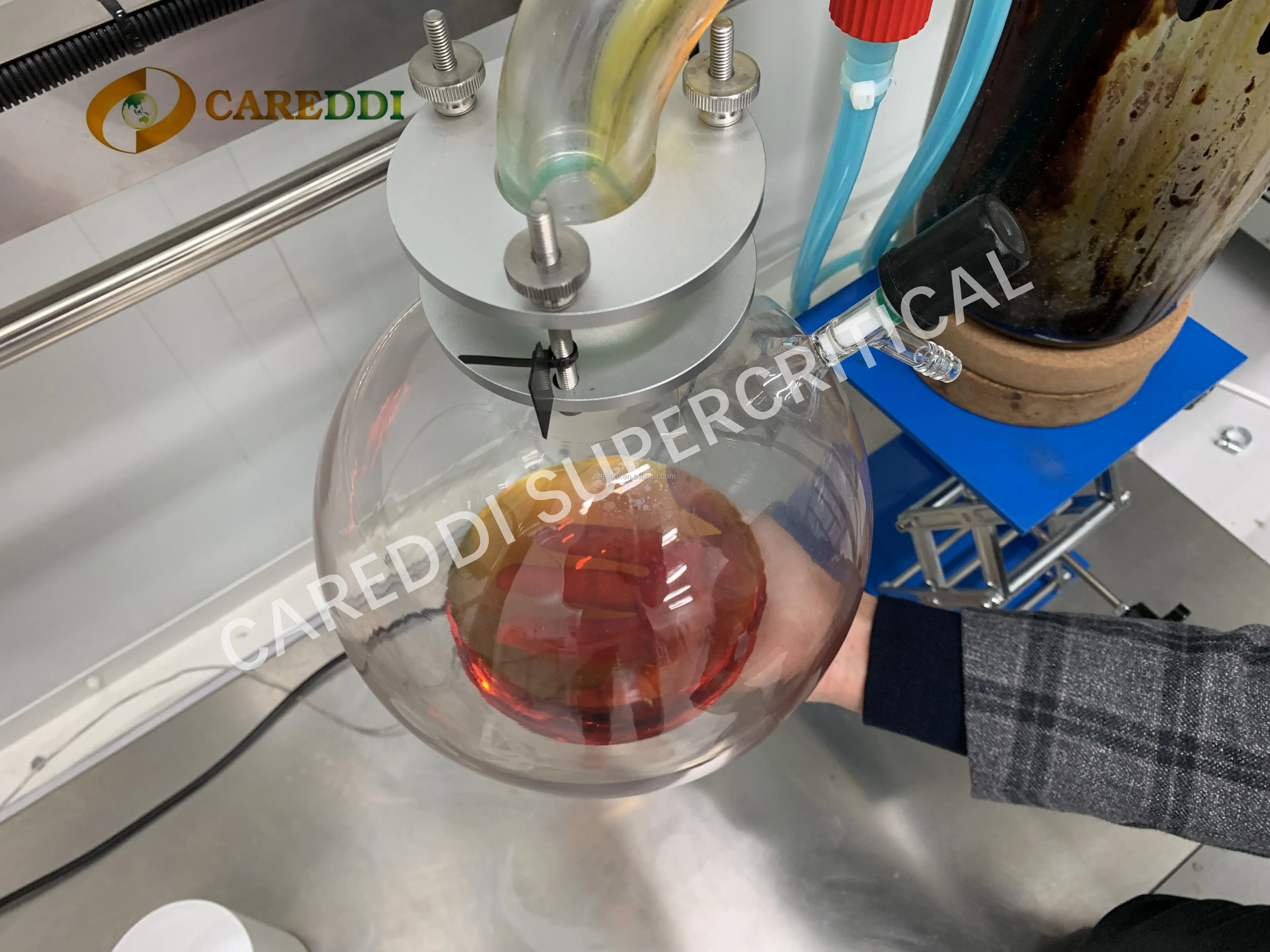 CE Certificated Rotary Evaporator 50L  with Chiller and Vacuum Pump for CBD Oil Distillation