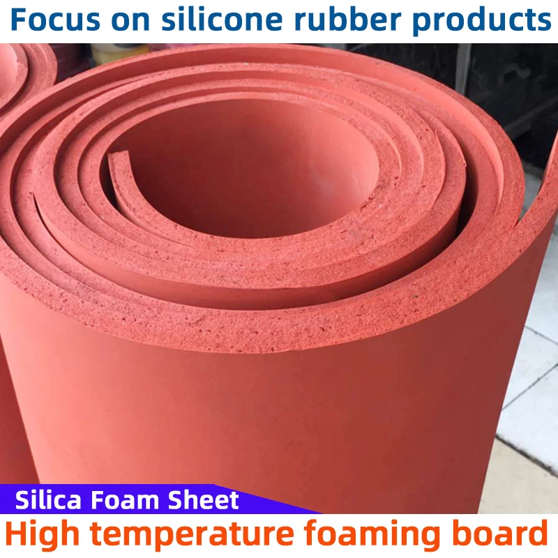High-Quality Customized Heat-Resistant And Durable High-Elastic Foam Sheet Sponge Silicone Foam Board For Vacuum Press