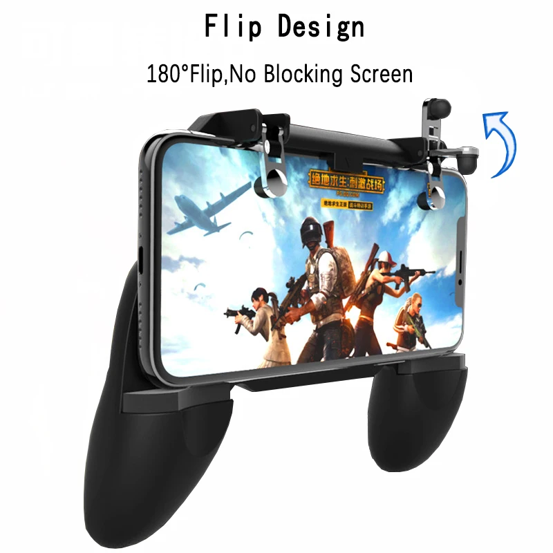 Мобильный контроллер W11 PUGB игровой триггер L1 R1 шутер для iPhone Android геймпад консоль телефон